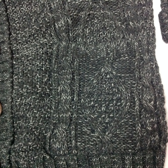 New Oyisis Men's Gray Knitted Cardigan Size S - Picture 3 of 8